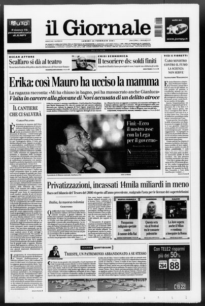 Il giornale del lunedi